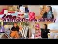 WHAT I GOT FOR MY BIRTHDAY 2021 | opening my birthday gifts | lunch + more