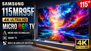 Samsung 115MR95F 4K Ultra HD 115 Smart Micro RGB TV with Built-in Satellite Receiver