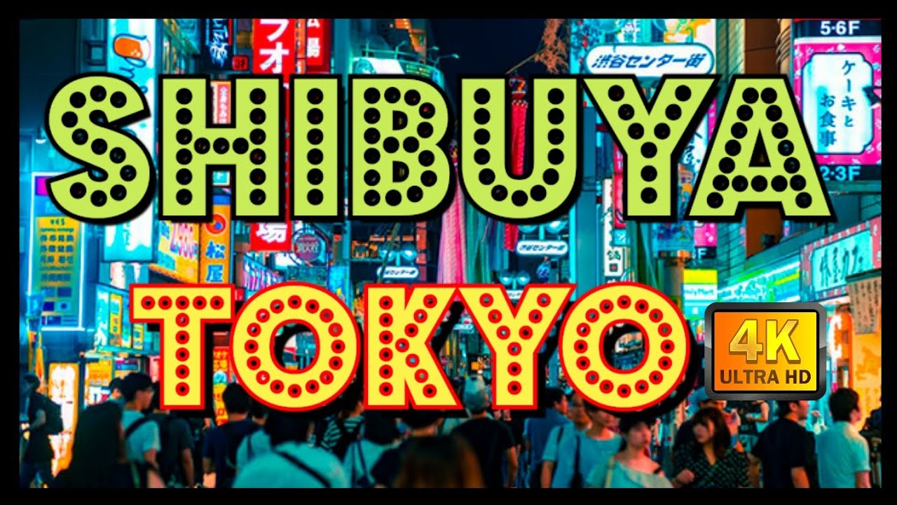 【4K】Japan Walk - Tokyo ,Shibuya 渋谷 night, January 2021