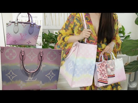 2022 Louis Vuitton Sunrise Pastel Neverfull Unboxing & Compares with 2022 Pastel  On the GO GM 