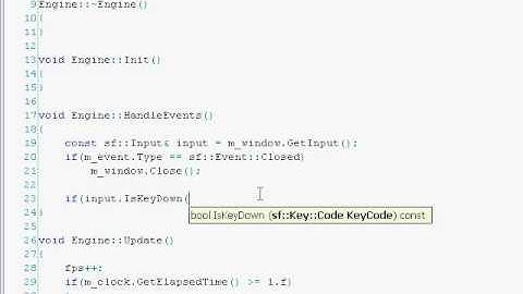SFML Tutorial 1 part 2( input fixed )