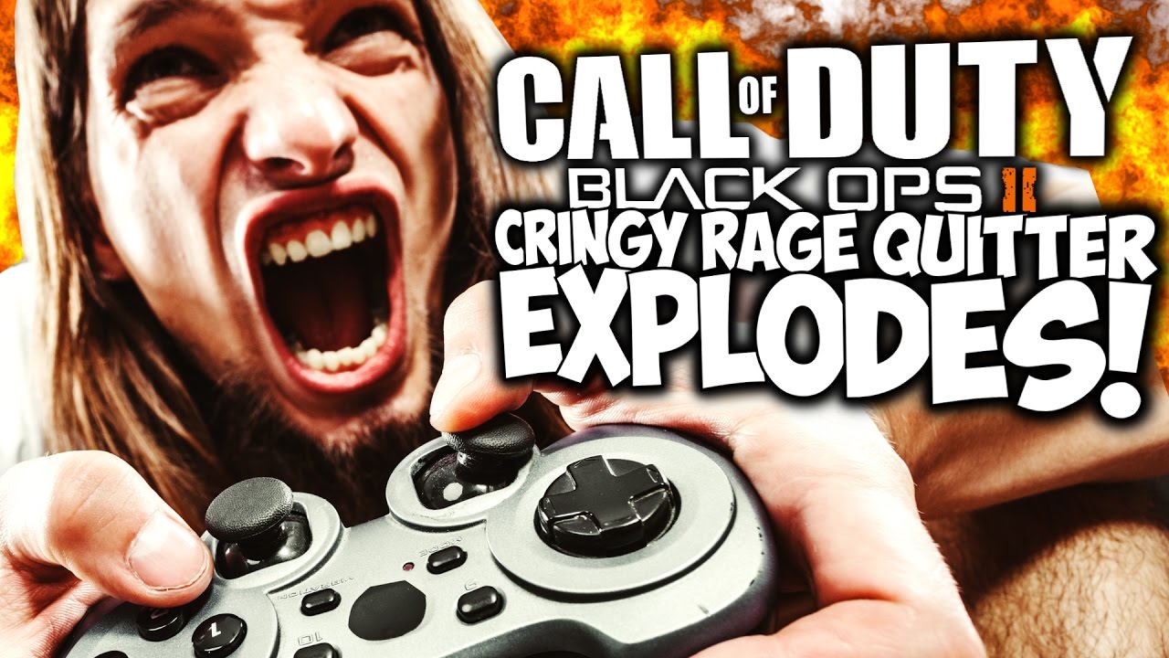 CRINGY RAGE QUITTER EXPLODES! COD TROLLING 