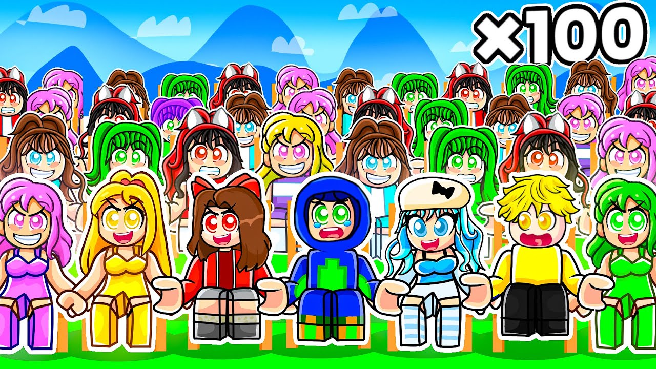 We Played Musical Chairs with 100 Subscribers in Roblox😱