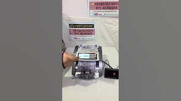 HINDVANTURE Money Count 231 Note/Cash/Money/Currency Counting Machine with Fake Note Detection