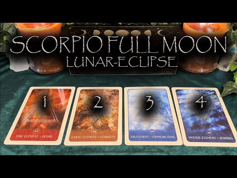Scorpio Full Moon Lunar Eclipse ~ Pick-A-Card tarot Reading - YouTube