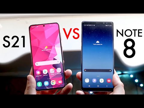 Samsung Galaxy S21 Vs Samsung Galaxy Note 8! (Comparison) (Review)