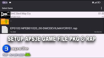 Setup Aps3e Complete - Game File PKG + RAP