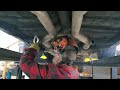 Welding in some exhaust dumps on a 1968 chevelle ss 396. #exhaustdumps