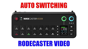 Auto Switching On Rodecaster Video Tutorial [ How to Use Automatic Camera Switcher ]