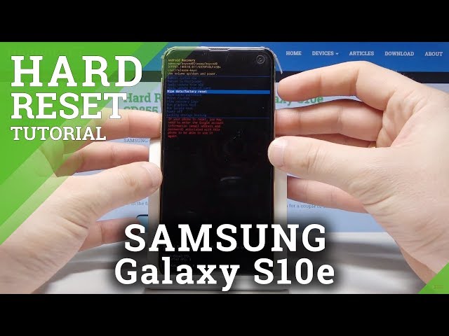 How to Hard Reset SAMSUNG Galaxy S10e – Bypass Screen Lock / Hardware Reset class=