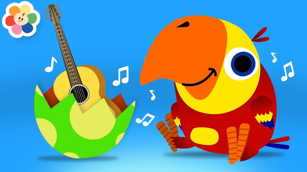 Ovos de Surpresa com Desenhos Animados de Larry | Instrumentos Musicais e Sons de Animais para Bebês