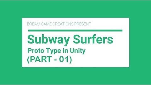 (Part_1) Prototype - Hyper-casual Game in Unity - Tutorial - In Hindi - Subway Surfers