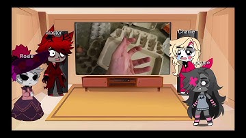 hazbin hotel reacts to how to basic (gacha club video)
