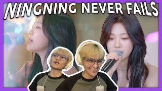 aespa NINGNING 'Always Remember Us This Way' on Begin Again reaction 😭😳