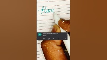 Write name " Kunal " 🖊️😊 | Practice 📝 #shorts #calligraphy #handwriting #practice