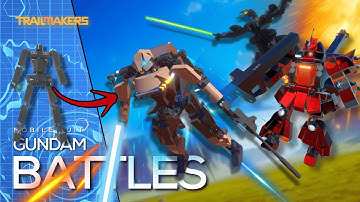 We Build Gundams to Battle on Trailmakers! #fyp #trend #trailmakers #gundam #pacificrim