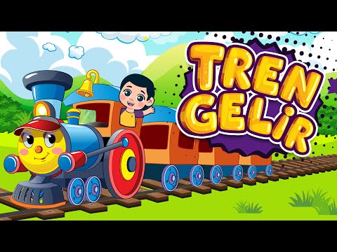 Tren Gelir Çuf Çuf Çuf | Eğitici Ve Eğlenceli Bebek ve Çocuk Şarkısı | Çizgi Film | Tatlış Tavşan