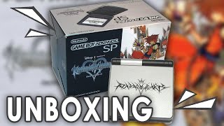 Gameboy Advance SP Kingdom Hearts Limited Edition Unboxing