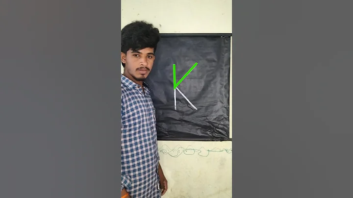 Write the letter 'K' with a line #art