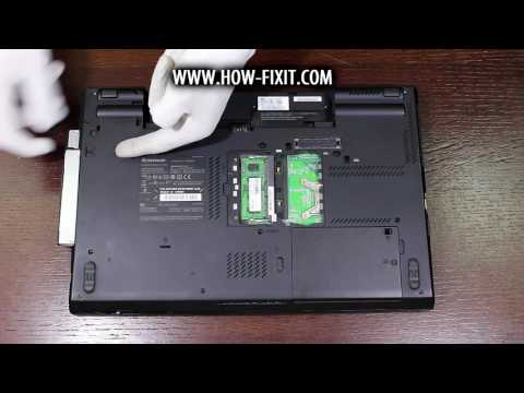 Reset BIOS settings Lenovo ThinkPad T510, W510 laptop | CMOS battery replacement