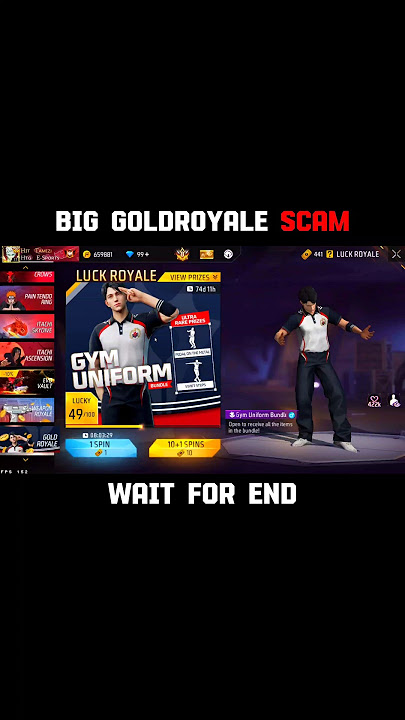 🤬 BIGGEST GOLD ROYALE SCAM 🤬 || #shorts #ffshorts #ffshortstamil #trending #freefire #newevent