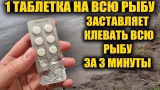 Таблетка для рыбалки которая заставляет всю рыбу клевать! 1 Таблетка на всю рыбу!