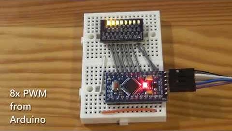 8x PWM from Arduino
