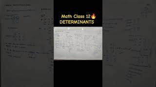 #mathclass12#determinants#smeducation#newvideo#mathnotesshort#viral#onlineteachng#boardexam2027
