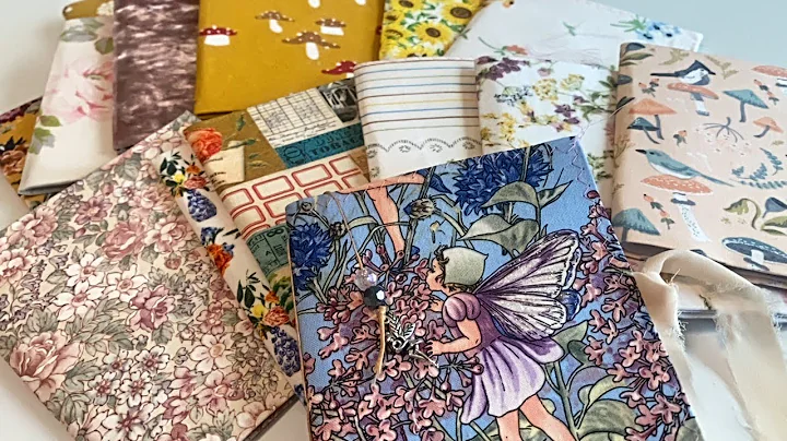 Mini journal under 30 minutes SO EASY & great craft fair idea