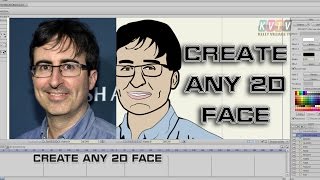 Create any celebrity's face & head turn in Anime Studio or other 2D software screenshot 4