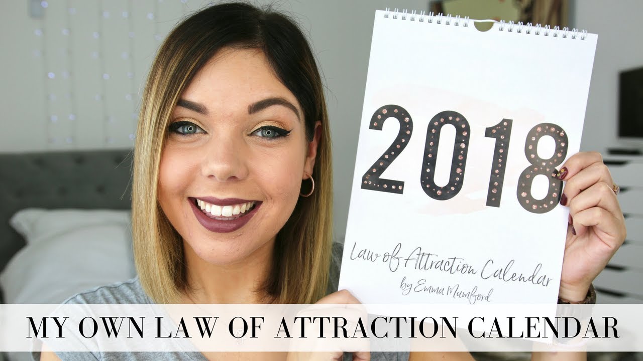 I'VE LAUNCHED MY OWN 2018 LAW OF ATTRACTION CALENDAR | Emma Mumford ...