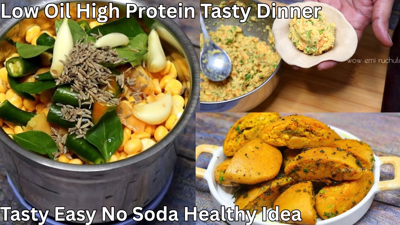 Easy & Healthy Low Oil High Protein Wheat Flour Breakfast/Dinner Recipe | Chana Dal Recipes | Fara 