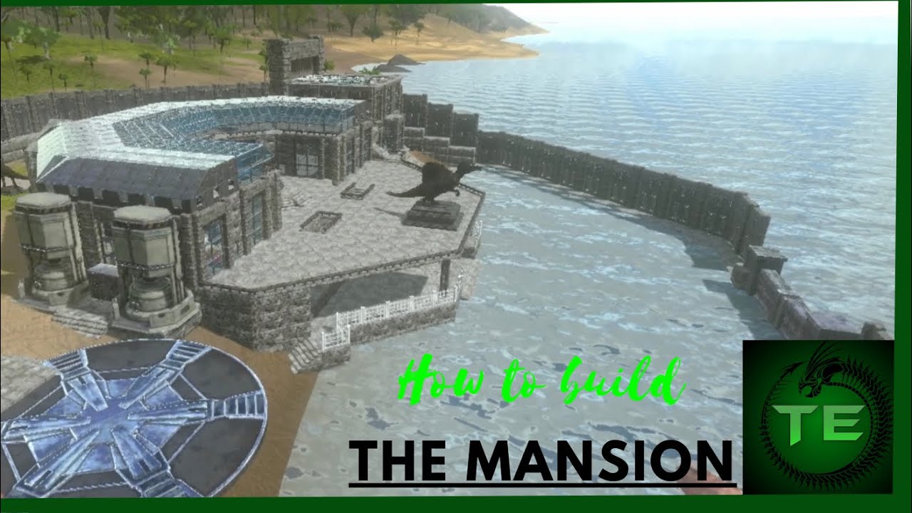 Ark Mobile Base Build Tutorial | How To Build The Mansion | Tutorial ...