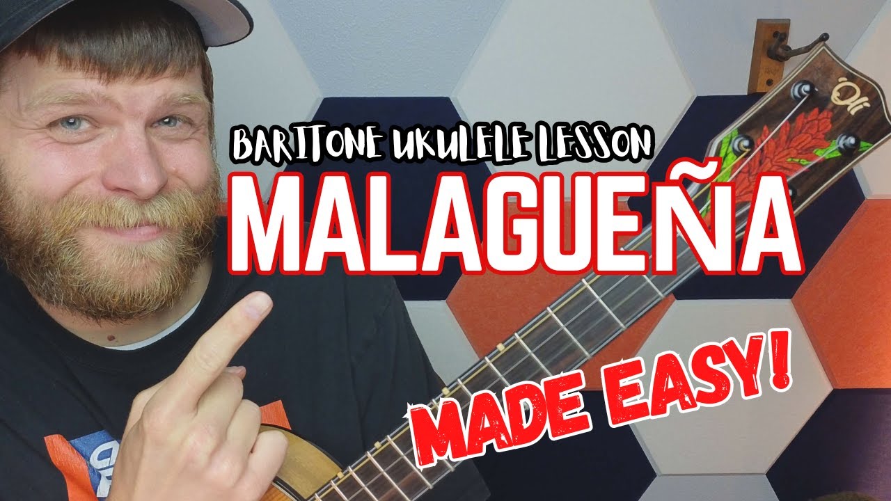 Как играть малагенью! | Урок игры на баритон-укулеле