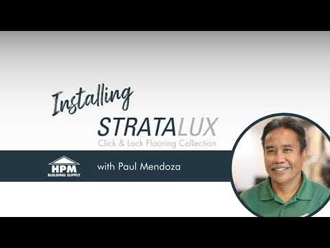 How to Install StrataLux Click & Lock Flooring