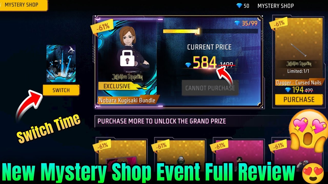 FF Mystery Shop All Items Review😍 | New Mystery Shop Full Review | Free Fire New Mystery Shop Review