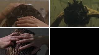 Ju-On 呪怨 : The Grudge VS Hollywood Adaptation VS 2020 Remake - Hand in Shower Scene : Comparison
