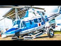 GIANT RC BELL-412 (JA6795) SCALE MODEL TURBINE HELICOPTER FLIGHT DEMONSTRATION