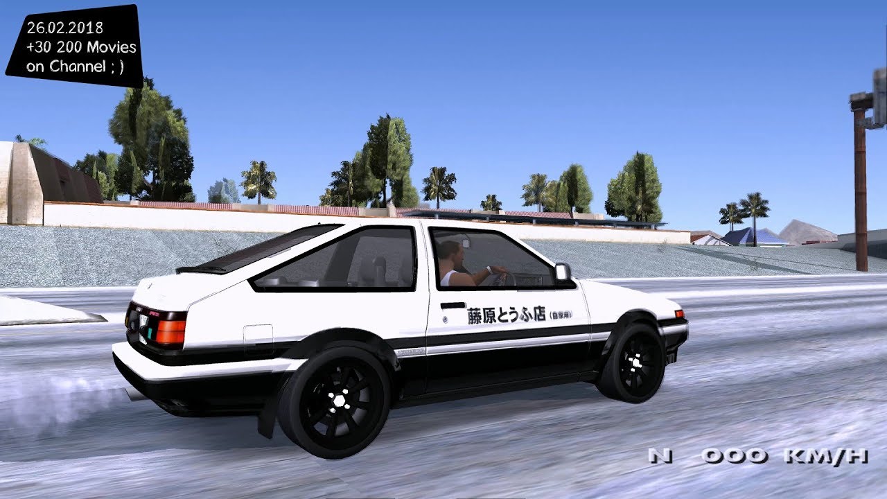 initial D AE86 [Grand Theft Auto: San Andreas] [Mods]