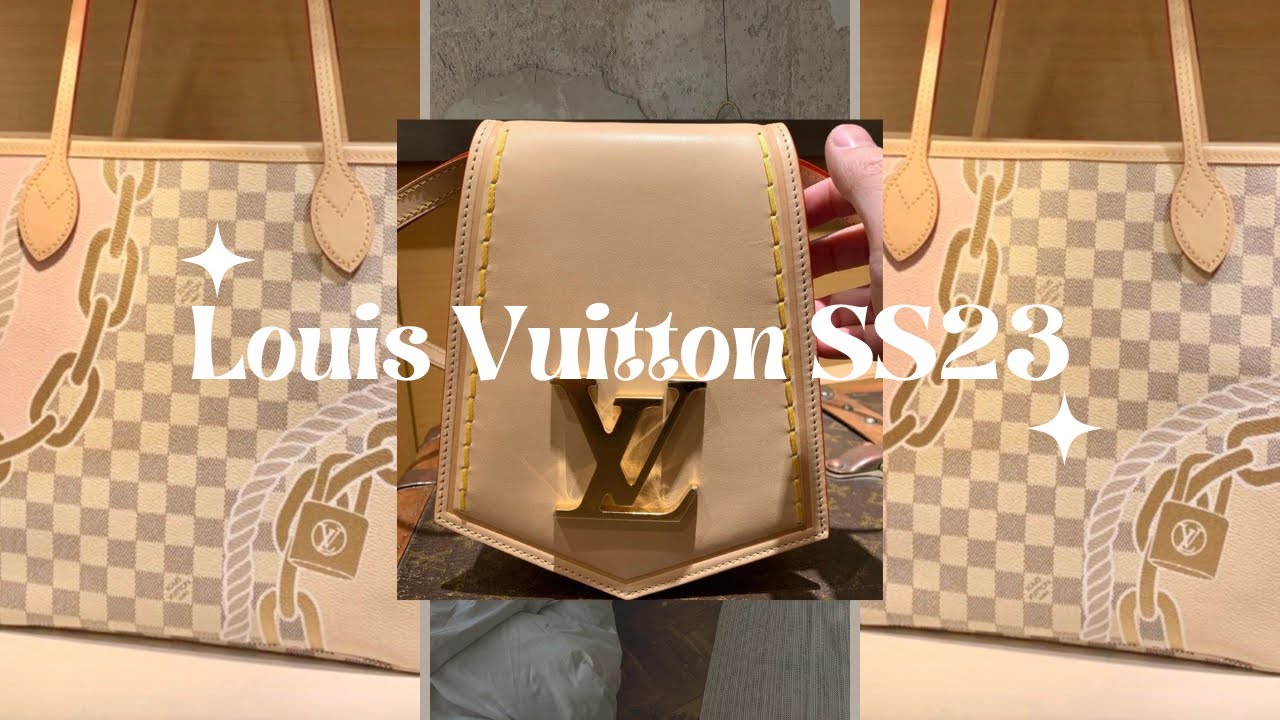 Louis Vuitton Damier Azur City Pouch Wristlet Clutch
