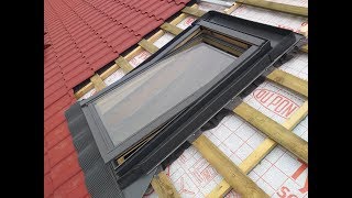 Монтаж мансардного окна VELUX!