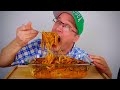 ASMR • Chili • Cheese • Fries • Mukbang   Feast ( eating sounds  )