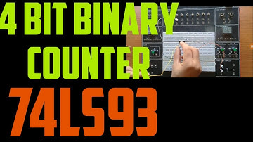 4 bit binary counter (74LS93)
