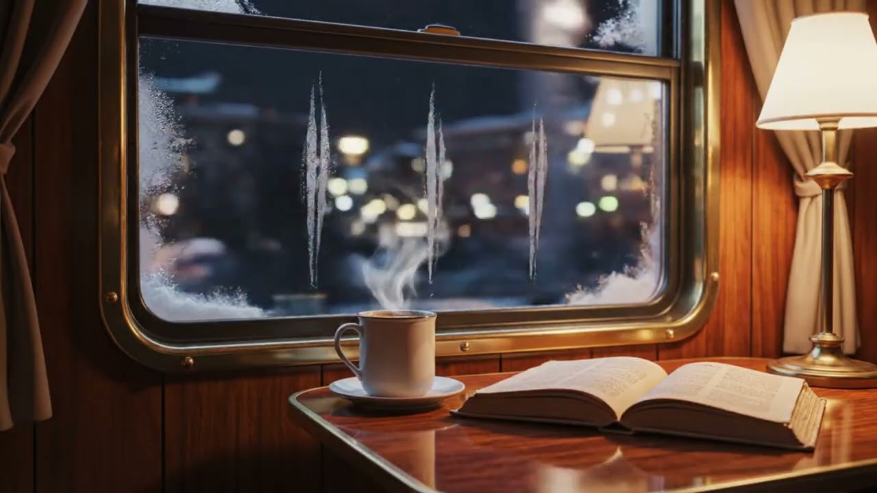 10 HOURS Lo Fi Train Ride Ambiance 🚂 Rhythmic Beats for Study, Sleep & Focus