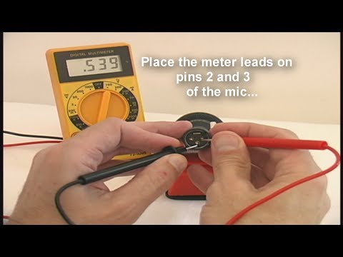 technical-training,-how-to-test-a-microphone-using-a-multimeter,-the-basics