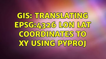 GIS: Translating EPSG:4326 lon lat coordinates to xy using pyproj