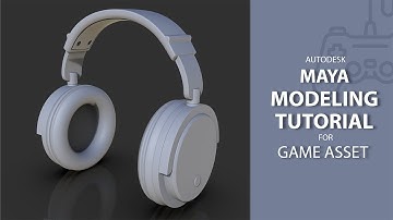 Headphone Hardsurface Modeling speed Tutorial With Zbrush+Maya