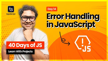 Day 14: Error Handling in JavaScript is Easy. Let