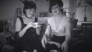 Titillating Talks Over Tea - 1930 s Lesbian ASMR Role-play poetic whispers rain porcelain