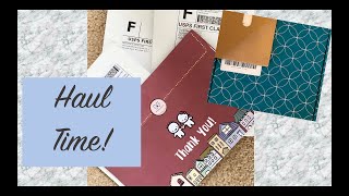 Haul Ft. Murdock Talks, Scribble Prints Co, OnceMoreWithLove, Shop Jessica Hearts, and ErinCondren